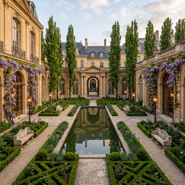 Cour intérieure parisienne